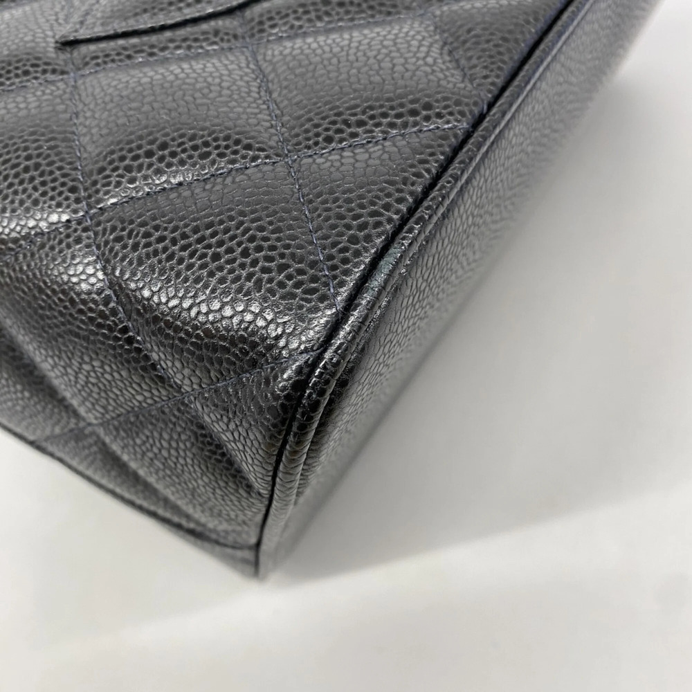 CHANEL Black Caviar Leather Reissue Tote Bag - Picture 6 of 11